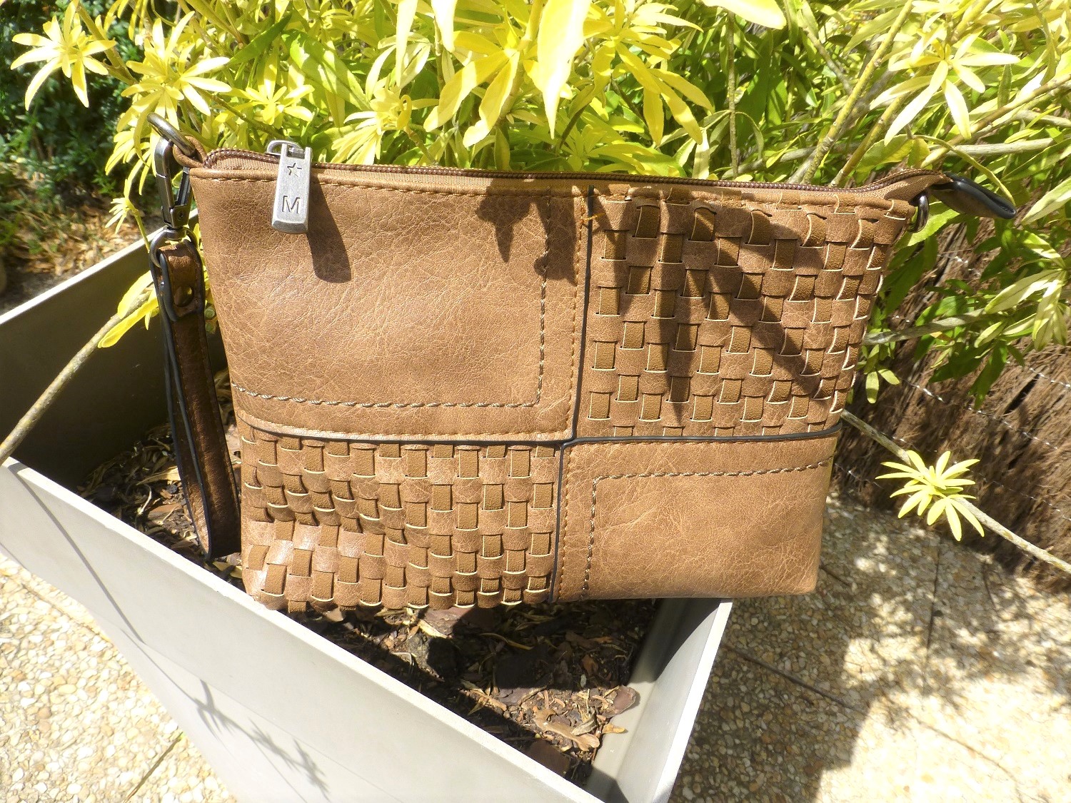 Sac marron avec des petits carr�s 10 Wattrelos (59)