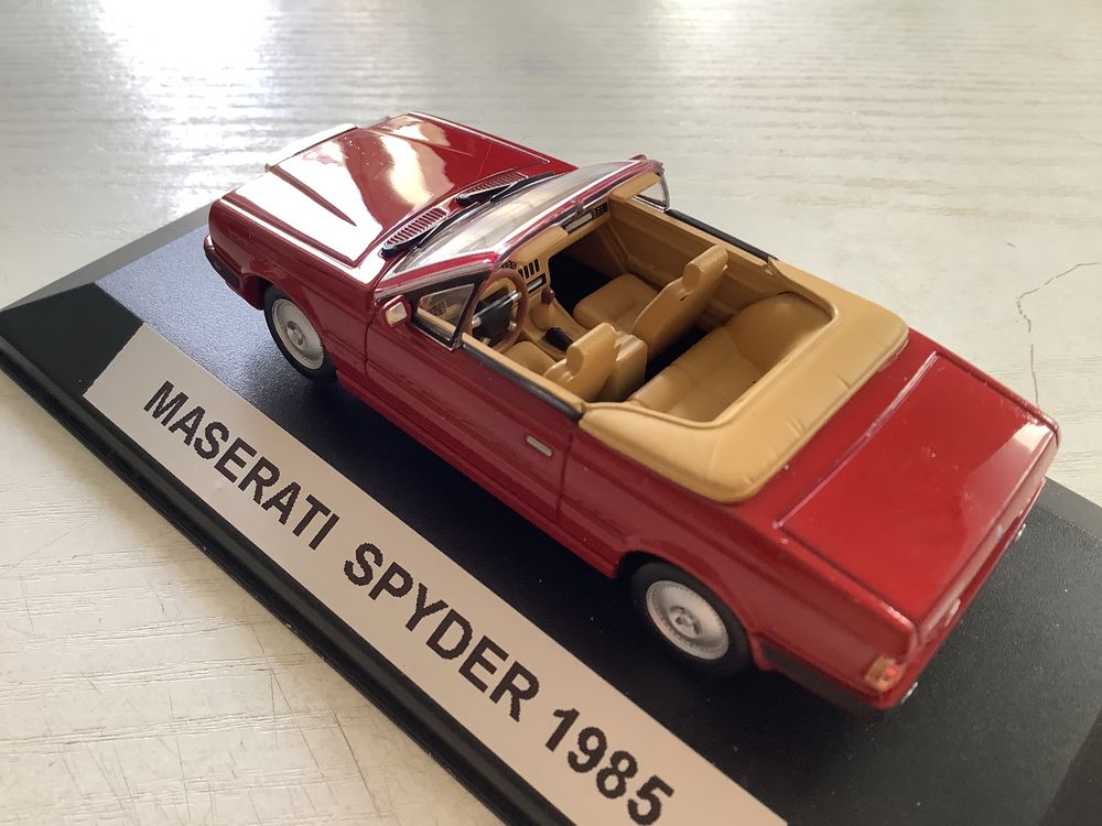 MASERATI SPYDER 1985 1/43 voiture miniature 8 Al�s (30)