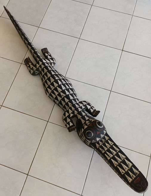 Masque Crocodile africain de c�r�monie 190 Le Gosier (97)