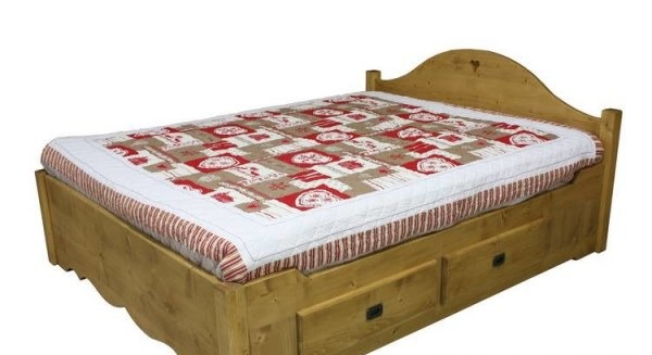 Lit en pin massif 900 Foncine-le-Haut (39)