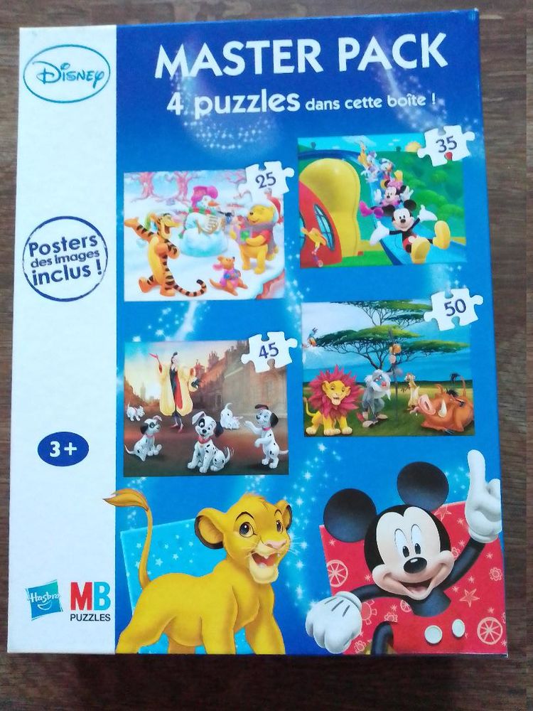 Master pack 4 puzzles Disney avec posters dès 3 ans 5 Aurillac (15)