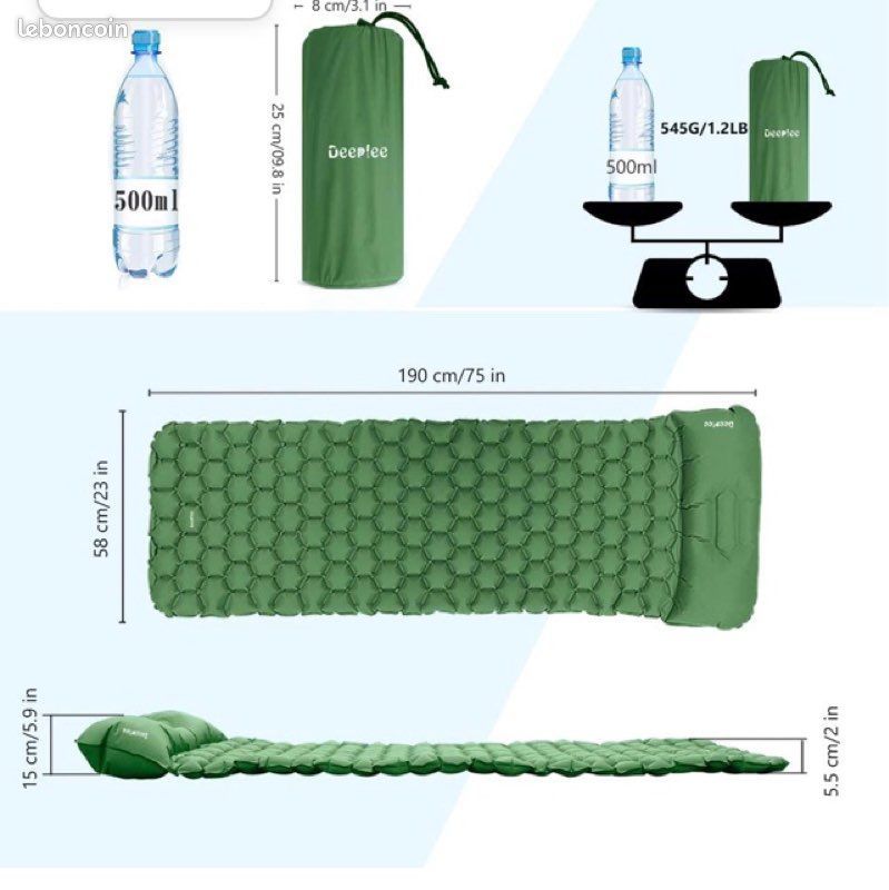 matelas alv�olaire pour camping rando ou trekking. 19 Troyes (10)