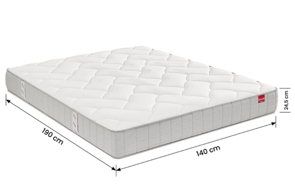 matelas EPEDA ALLURE MYSTERIEUX 140 x190 sous garantie 280 Dijon (21)
