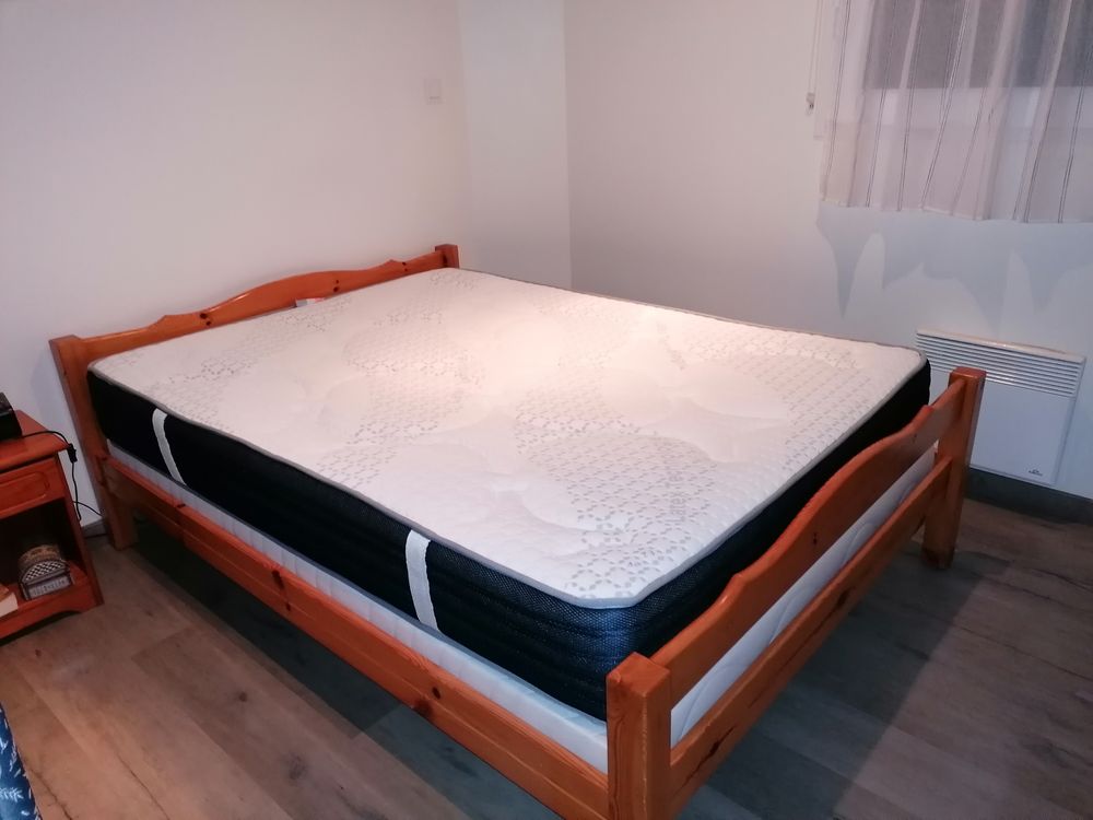 Matelas mousse avec sommier tapissier ensemble neuf 0 Sibiril (29)