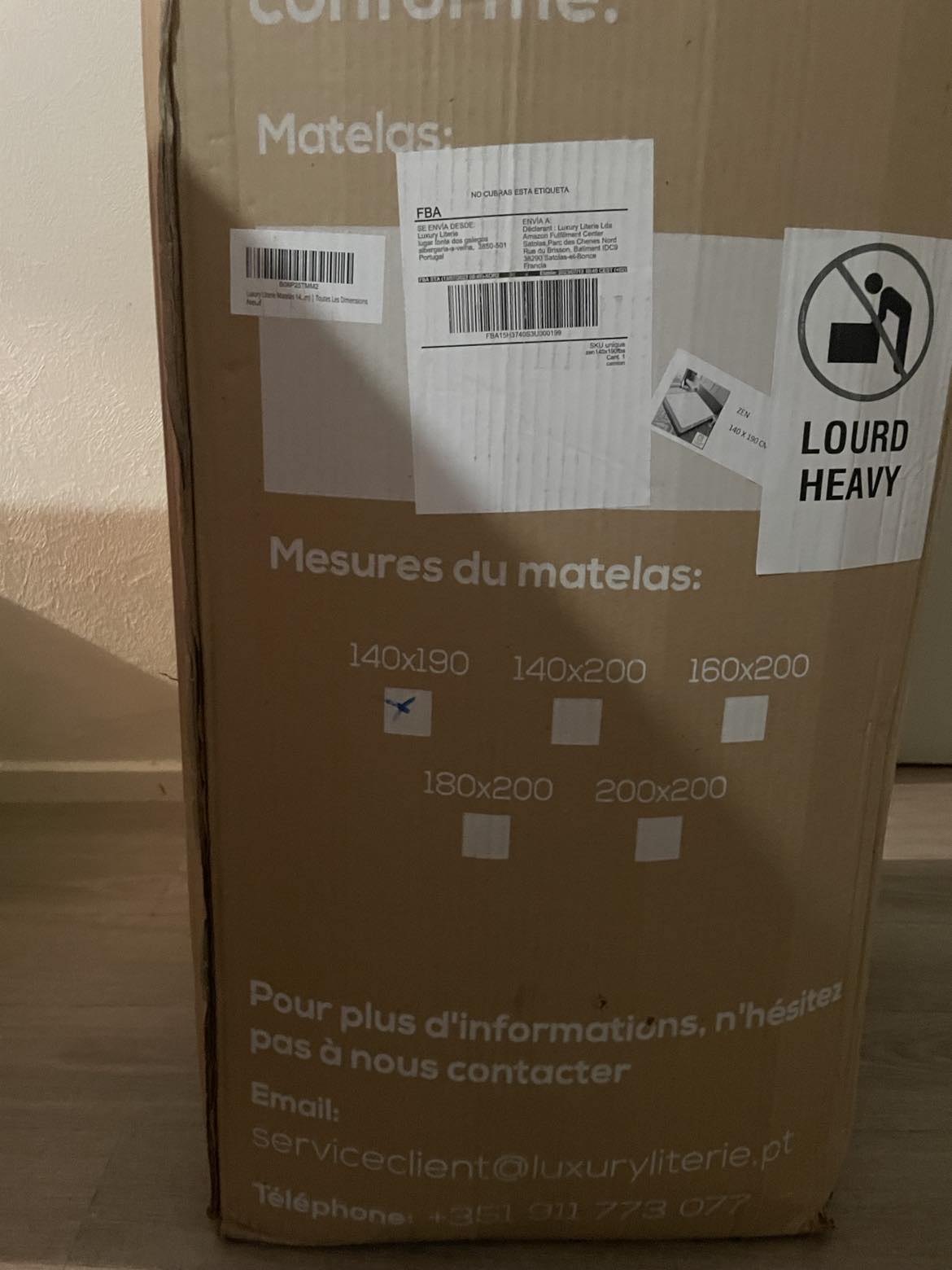 Matelas neuf emball� 140x190 deux personnes 60 Bar-le-Duc (55)