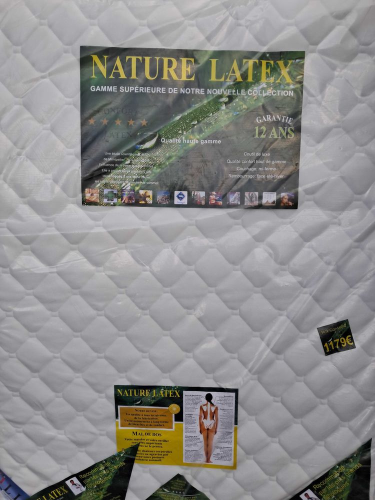 matelas sommiers pieds 140 Bouguenais (44)