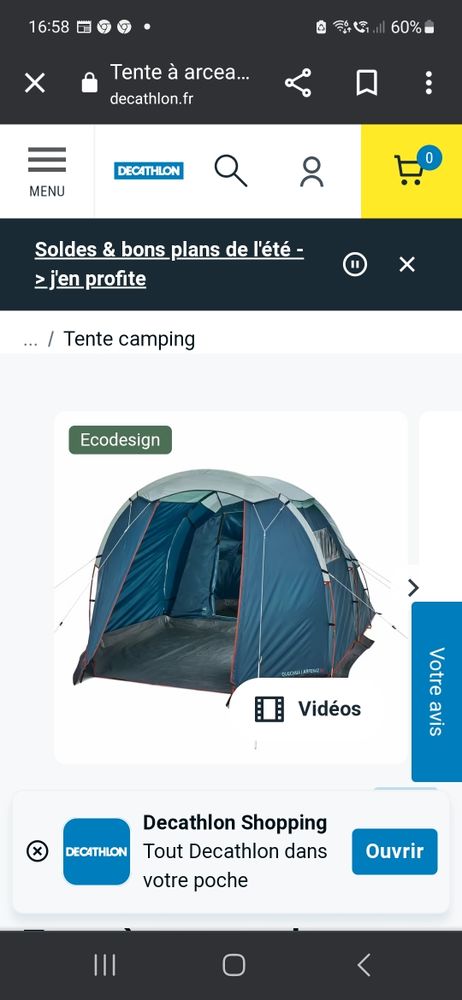 Mat�riel decamping 250 Vair� (85)