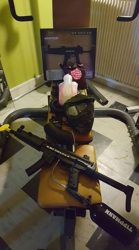 mat�riel paintball comme neuf servi 2 fois 
150 Vignoux-sur-Barangeon (18)