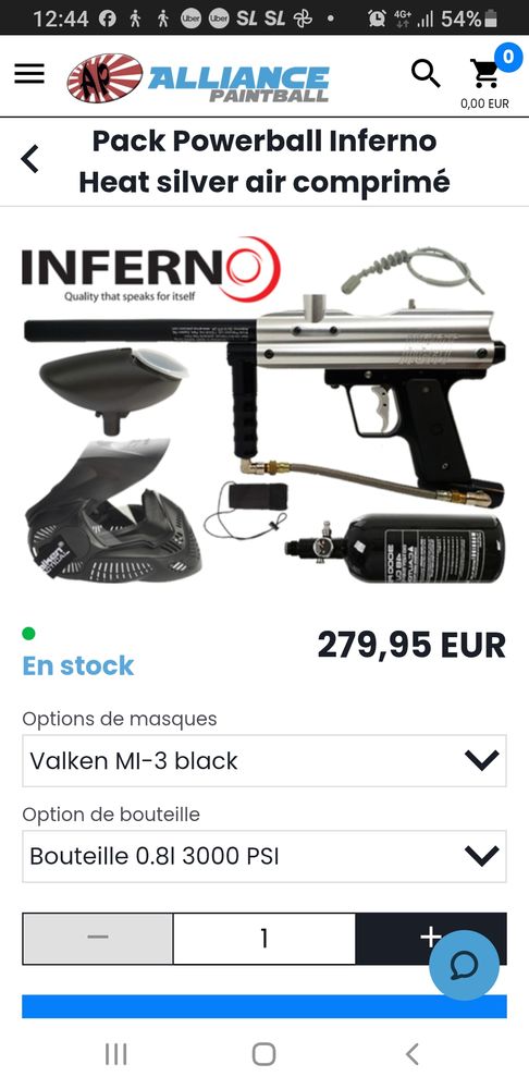 Mat�riel de paintball de 4000 La Valentine (13)