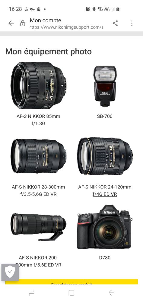 mat�riels photographie D780 5500 Le Havre (76)