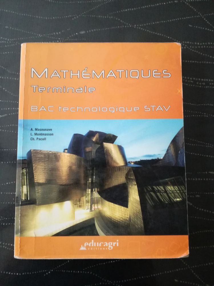 Math�matique Terminale BAC technologie STAV 15 Barentin (76)