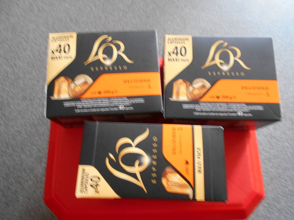 Maxi pack de 40 capsules Aluminium l'Or Expresso Delizioso  22 Rennes (35)