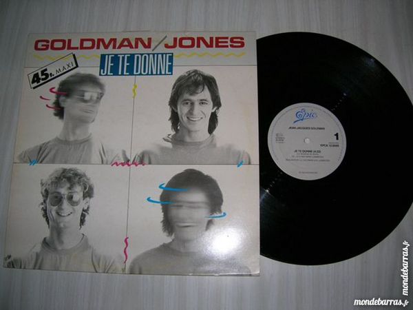 MAXI 45 TOURS JJ GOLDMAN Je te donne 20 Nantes (44)