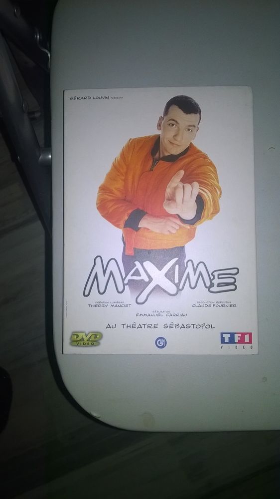 DVD Maxime
2002
Excellent etat
Un d�lire Maxim...um ! Ave 5 Talange (57)