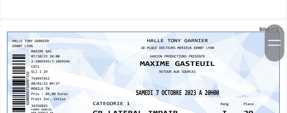 Maxime Gasteuil 7 octobre Lyon 49 Cran-Gevrier (74)