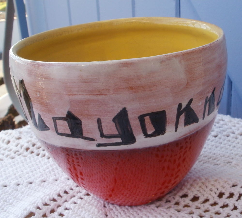 Bol � mayonnaise en terre cuite verniss�e 6 Montauban (82)