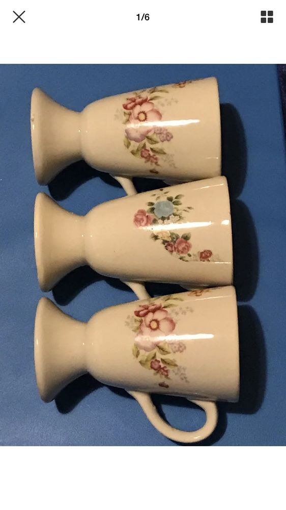 Lot De Mazagrans En Grès Sans Anse - Fabrication Chinoise - Tasses à Café Vintage
