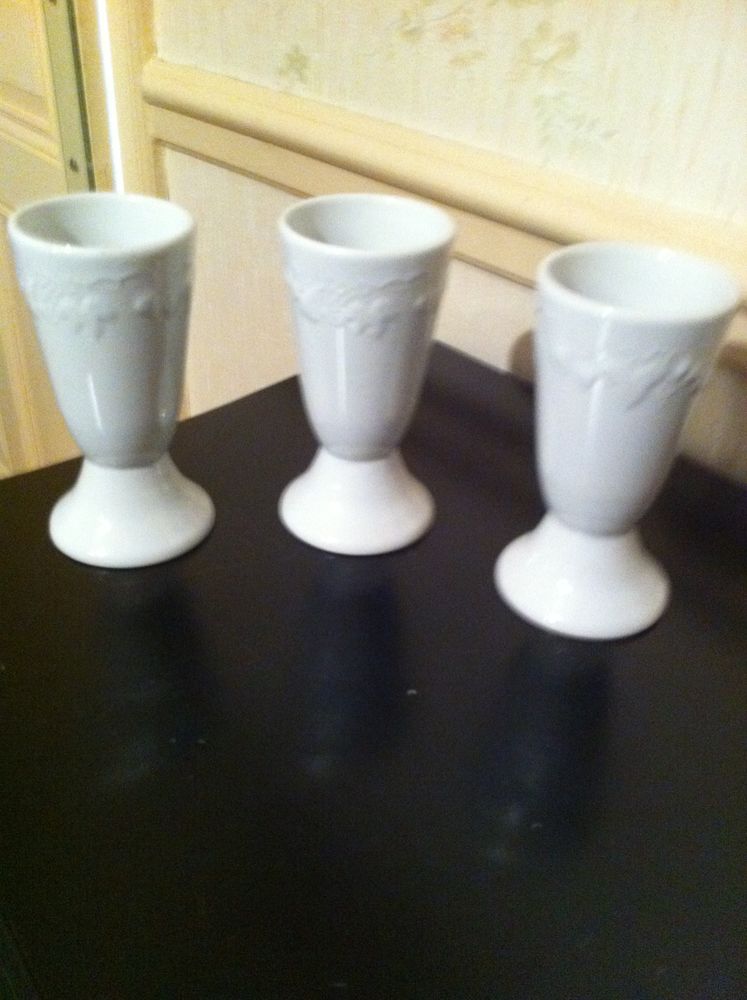 3 mazagrans blancs(3082) 6 Saint-Vallier (71)