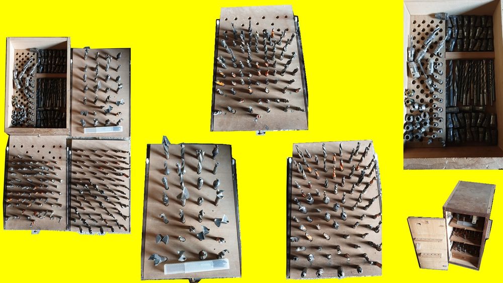 185 MECHES A BOIS ET FRAISES POUR LE BOIS AVEC MEUBLE 400 Bourseul (22)