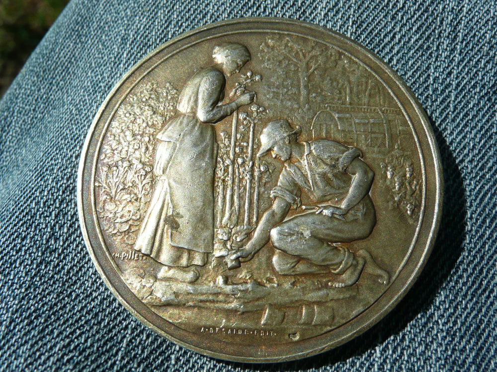 M�daille Argent Horticulture de la Gironde 1927 182 Bordeaux (33)