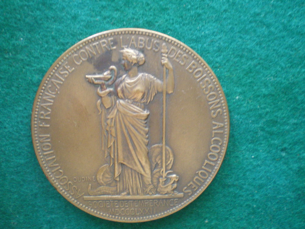 M�daille de l'Association contre l'Abus Boissons Alcooliques 90 Caen (14)