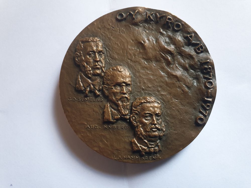 M�daille avec motif Kyrosskoski oy kyro 85 Bordeaux (33)