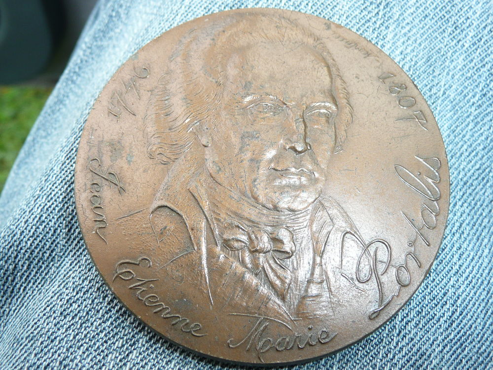 M�daille bronze Jean �tienne Marie Portalis 27 Bordeaux (33)