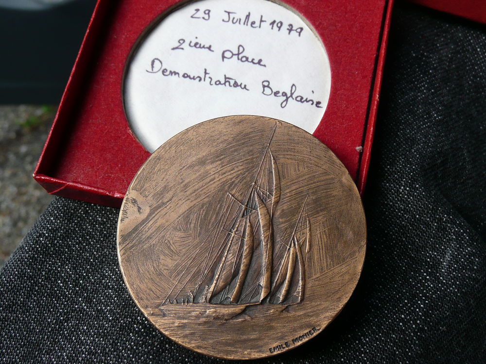 M�daille bronze Voile R�gates  2 i�me place 35 Bordeaux (33)