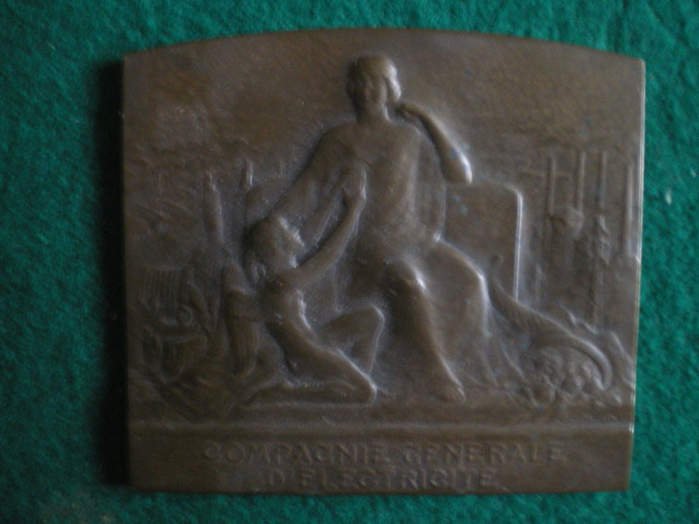 M�daille de la Compagnie G�n�rale d'Electricit�. 35 Caen (14)