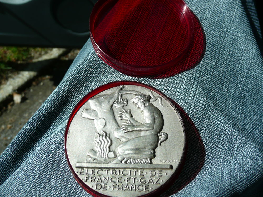 M�daille  �lectricit� de France & gaz de France 25 Bordeaux (33)