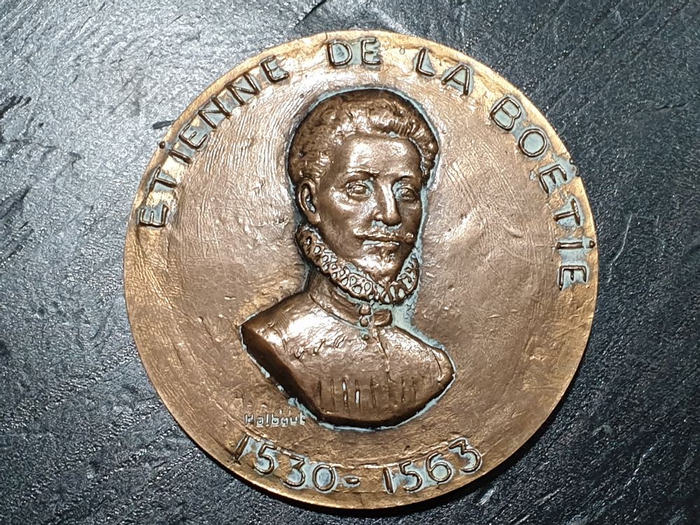 M�daille �tienne de la Boetie 1530-1563 25 Bordeaux (33)