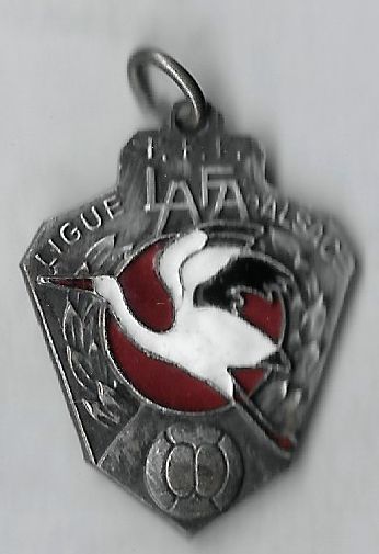 m�daille football  argent LAFA 35 Richwiller (68)