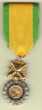 Médaille Militaire 1870 - 6° modèle a anneau - en Argent