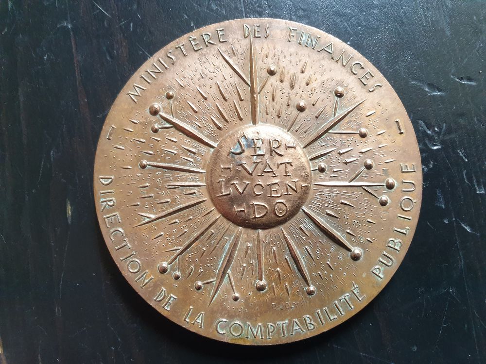M�daille Minist�re des finances 55 Bordeaux (33)