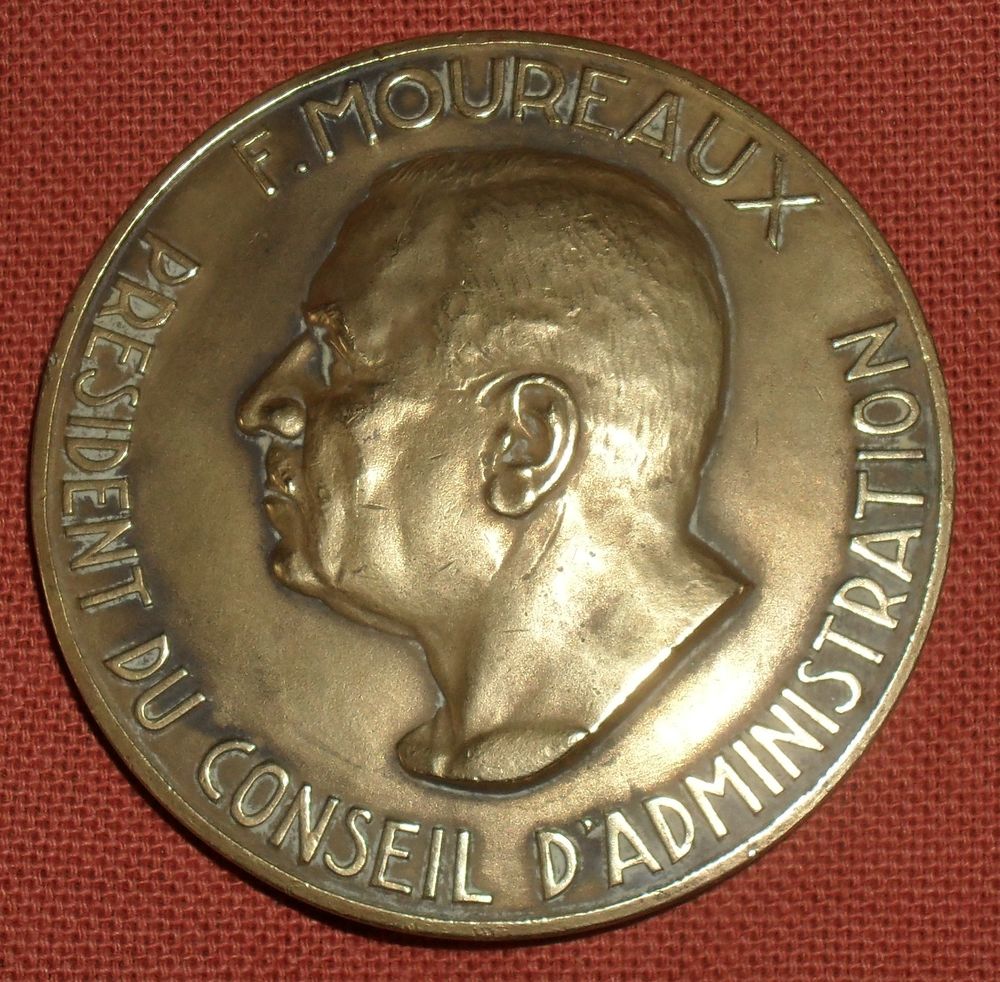 M�daille F Moureaux Stade de la Suze mars 1935 35 Montreuil (93)