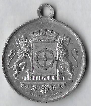 M�daille rare concours de musique Mulhouse 26 juillet 1885 35 Richwiller (68)