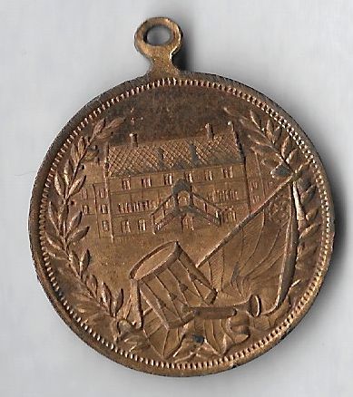 M�daille rare 2e concours de musique Mulhouse 7 juillet 1885 32 Richwiller (68)