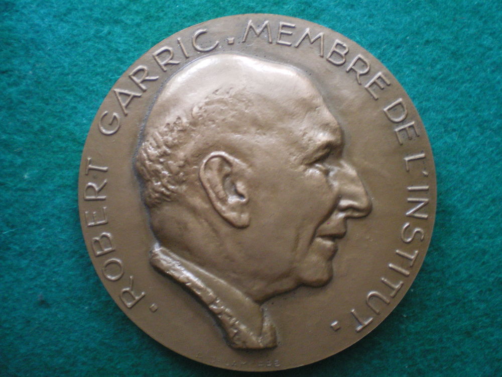M�daille de Robert Garric - Membre de l'Institut. 35 Caen (14)