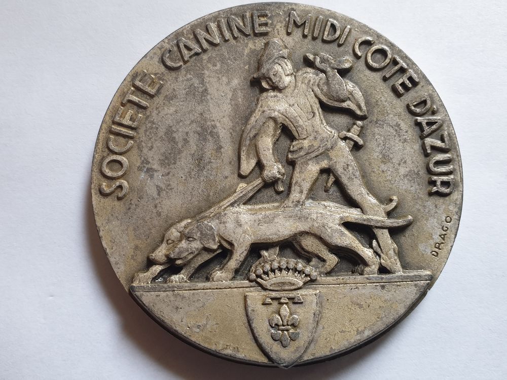 M�daille Soci�t� Canine Midi cote d'Azur 20 Bordeaux (33)