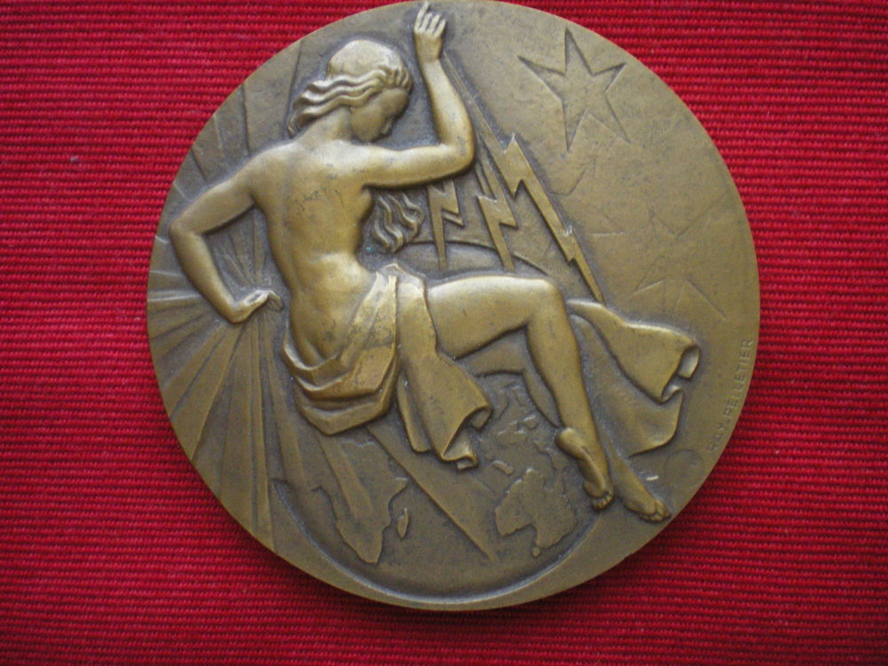 M�daille du Syndicat G�n�ral de la Construction Electrique. 25 Caen (14)