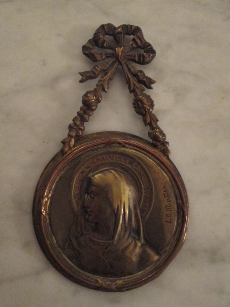 Médaille Vierge Marie Je suis l'immaculée conception 7 Herblay (95)