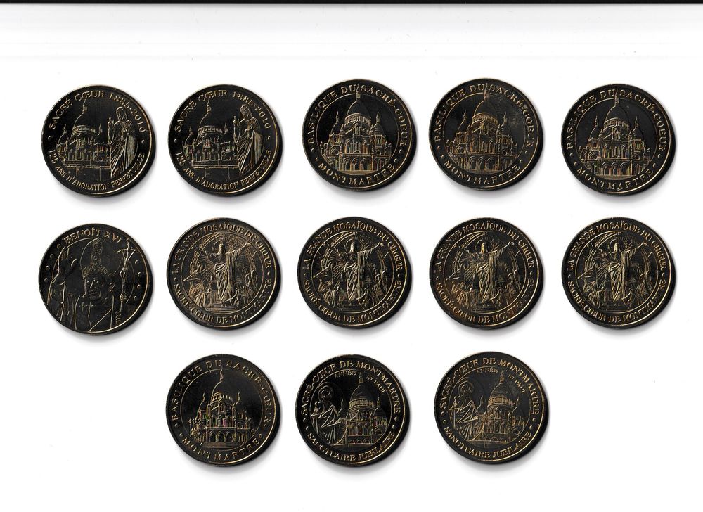 MDP Lot 13 m�dailles Basilique du Sacr�-Coeur de Montmartre
0 Houdemont (54)