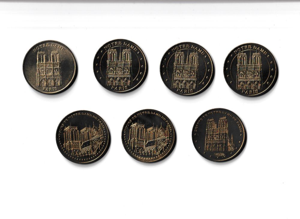 MDP Lot 7 m�dailles Cath�drale Notre-Dame de Paris
0 Houdemont (54)