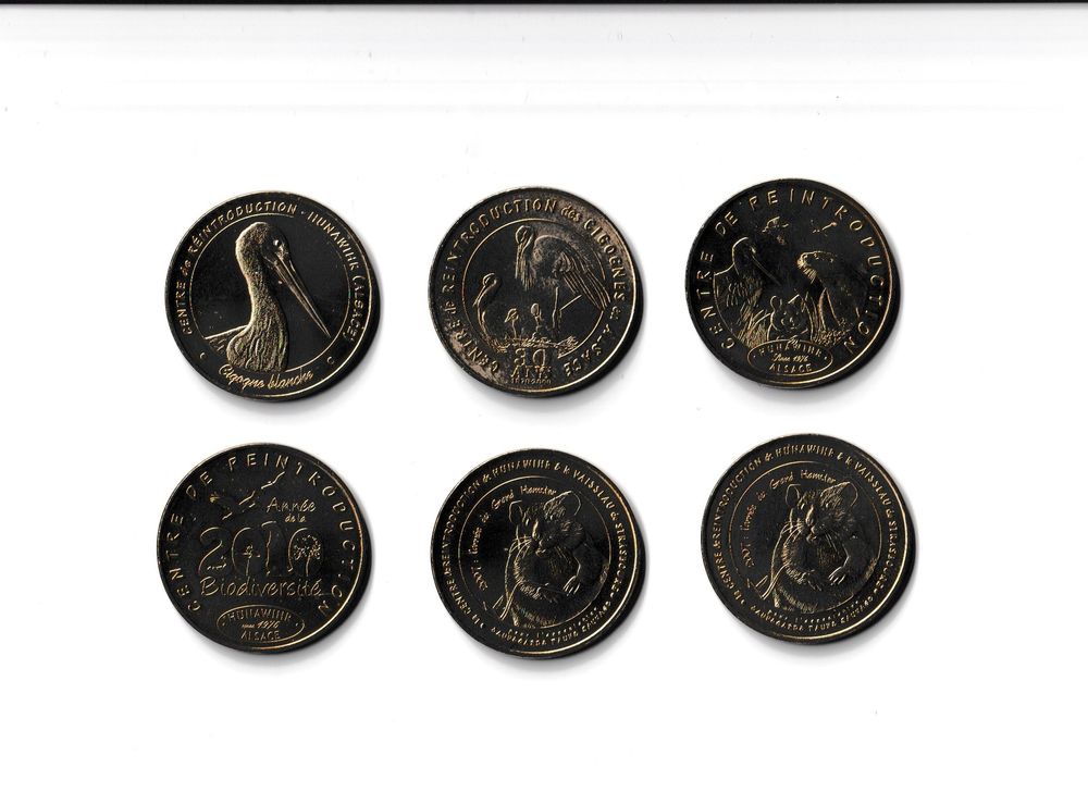 MDP Lot 6 m�dailles Centre de R�introduction Cigognes & Lout 0 Houdemont (54)