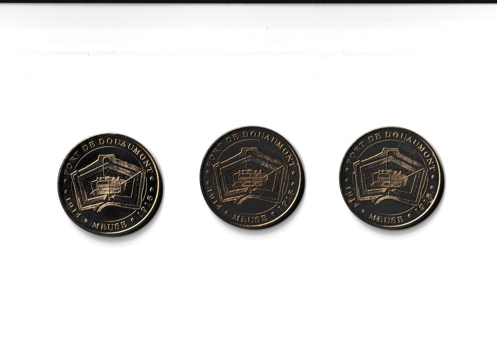 MDP Lot 3 m�dailles Fort de Douaumont 0 Houdemont (54)