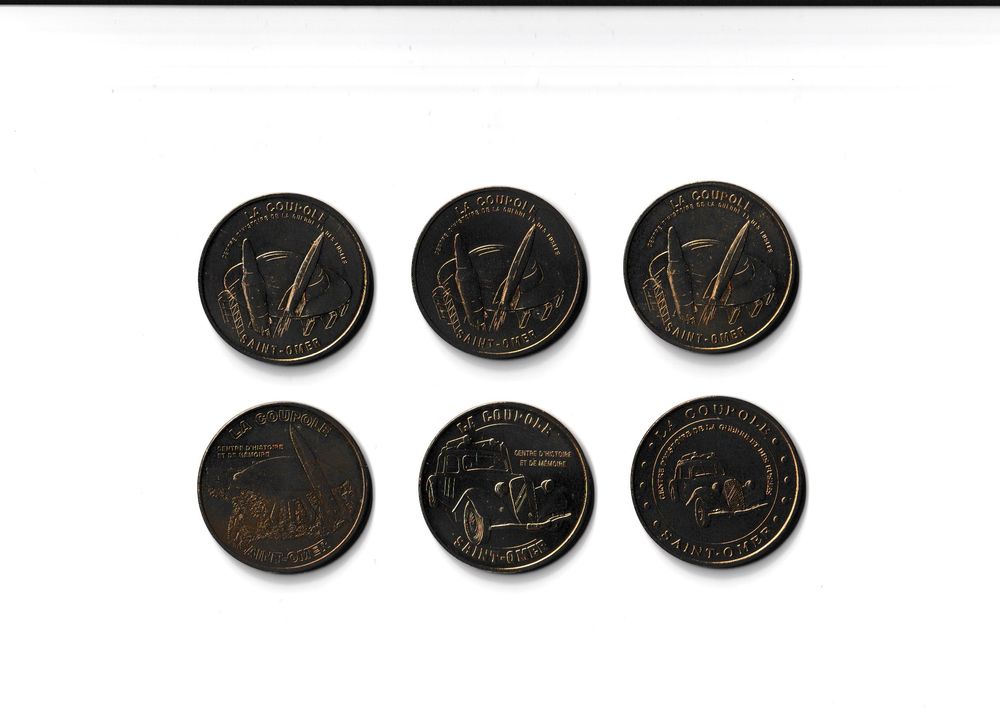 MDP Lot 5 m�dailles Mus�e La Coupole
0 Houdemont (54)