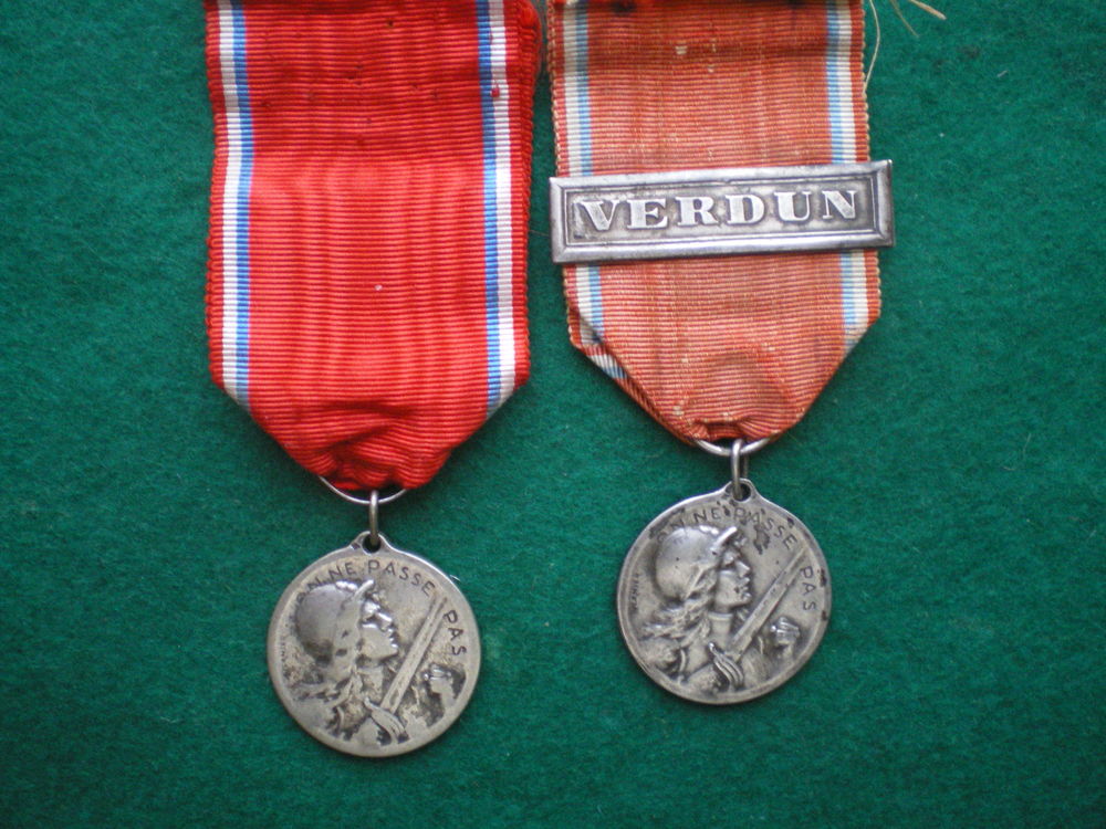 M�dailles de VERDUN mod�le Vernier. 90 Caen (14)