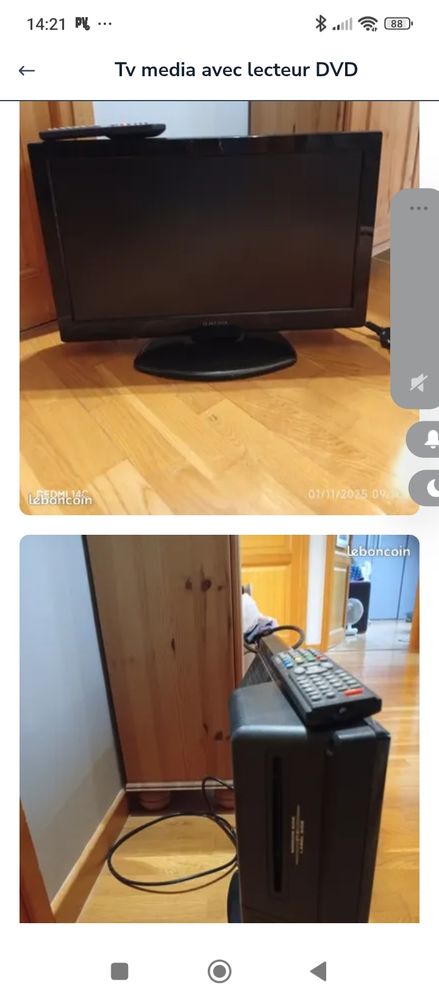 Tv media avec lecteur DVD 0 Comines (59)