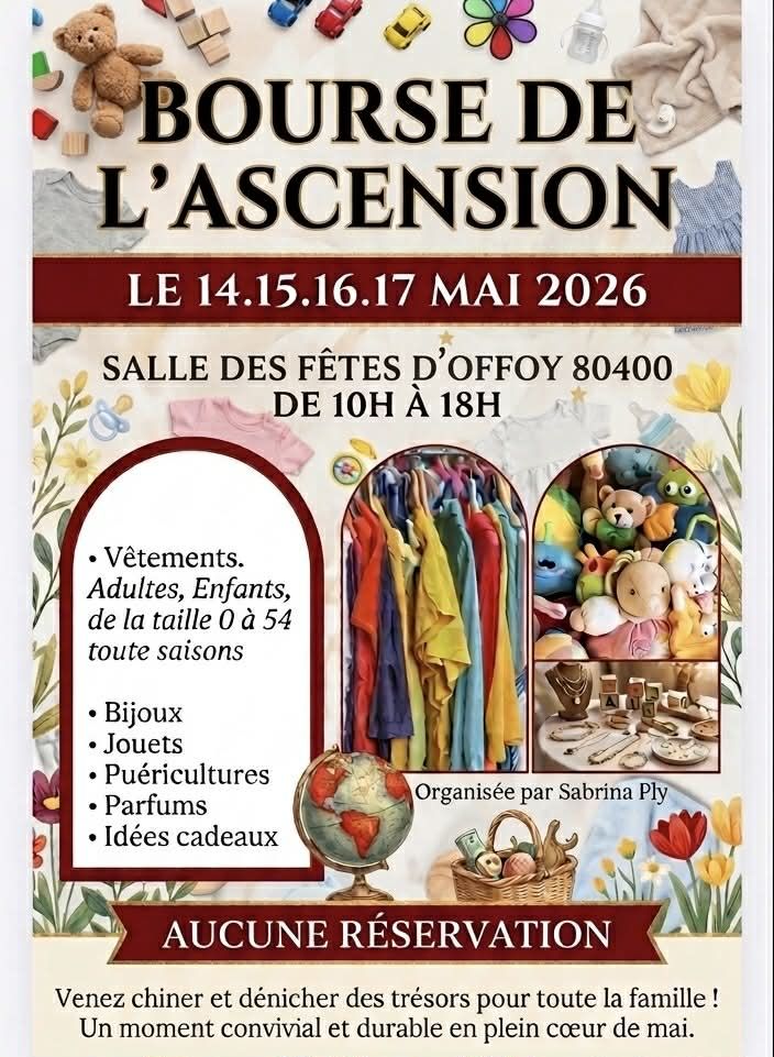 m&eacute;ga bourse avec plus de 20 000 articles sur 4 jours offoy 
0 Offoy (80)