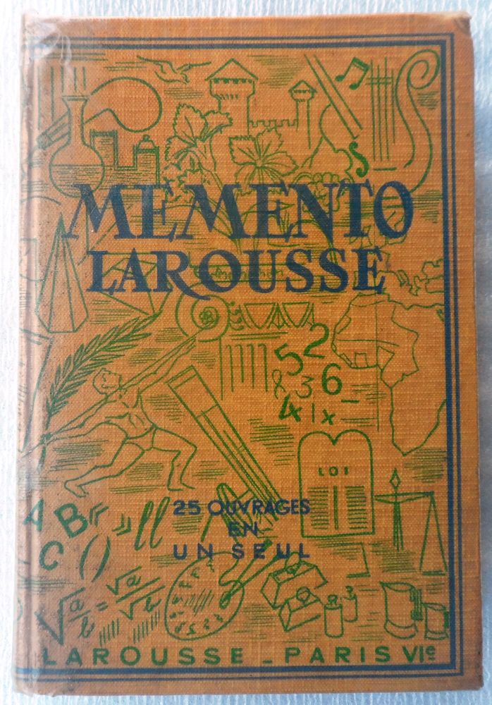 M�mento Larousse dictionnaire encyclop�dique et illustr� 12 Castries (34)